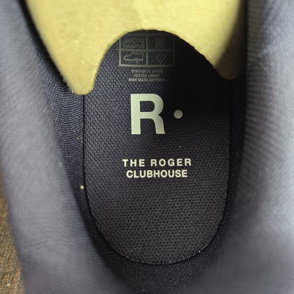 NEW On Cloud The Roger Clubhouse Mens Size 13 Court Tennis Shoes White Blue - Picture 11 of 12